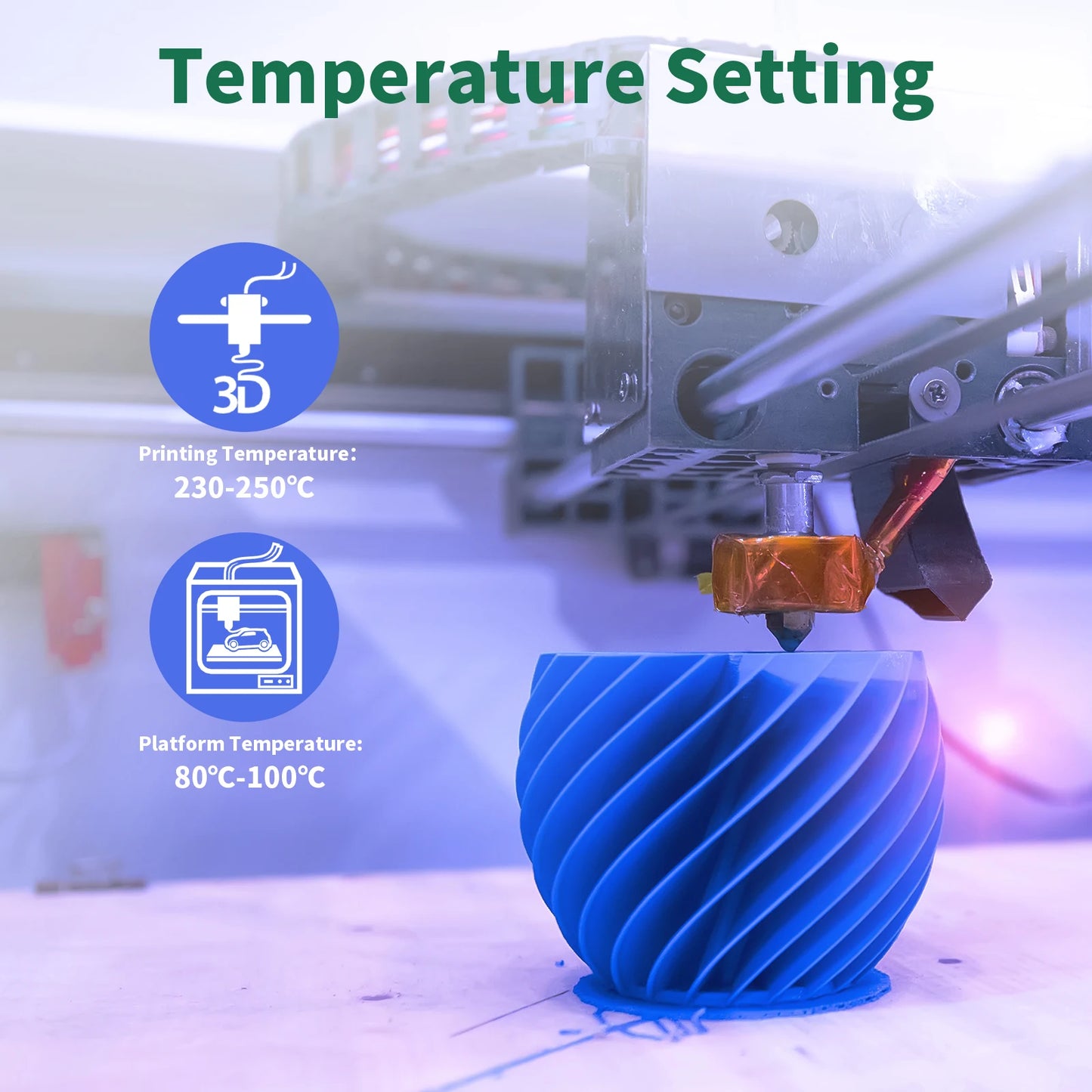 Geeetech ABS Filament ā 1.75mm, 1KG (2.2 lbs) Spool ā Tangle-Free & Durable