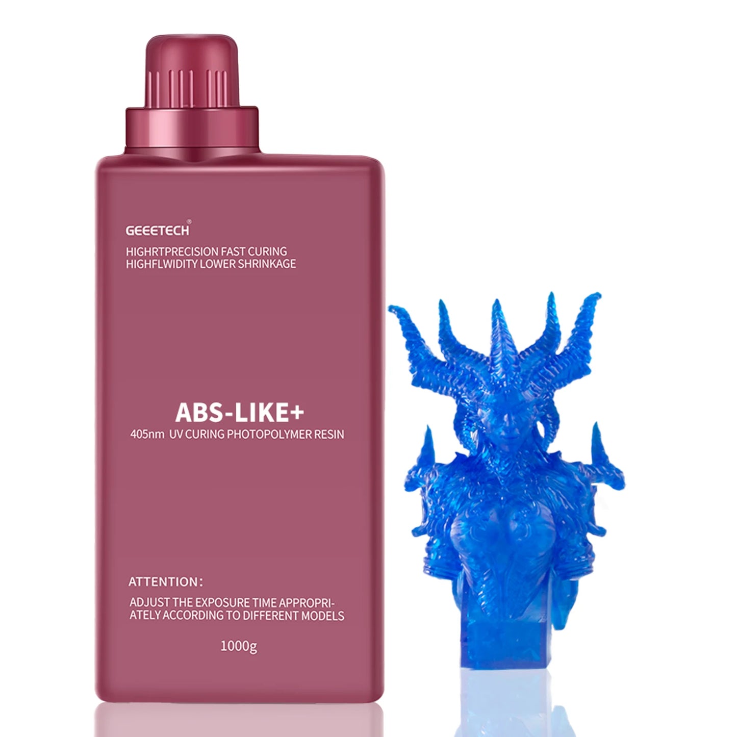 ๐งช Geeetech ABS-Like+ Resin 1KG โ UV 405nm Photopolymer (LCD 3D Printers)