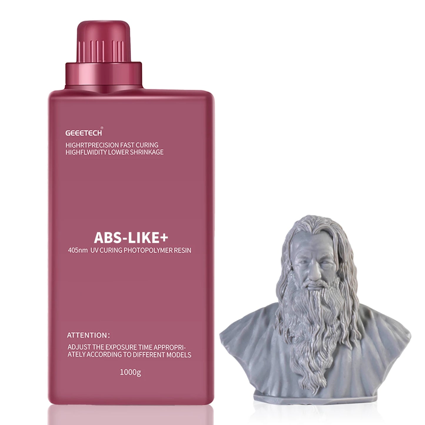 ๐งช Geeetech ABS-Like+ Resin 1KG โ UV 405nm Photopolymer (LCD 3D Printers)
