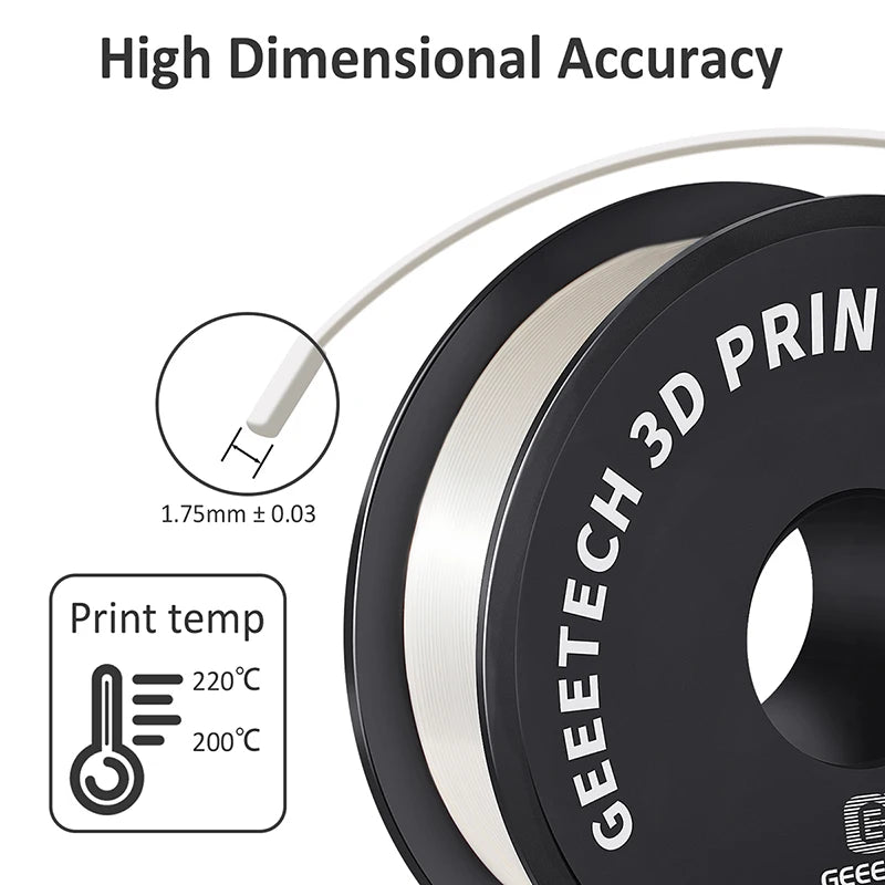 Geeetech Silk PLA Filament ā 1.75mm, 1KG (2.2 lbs) Spool ā Glossy Finish