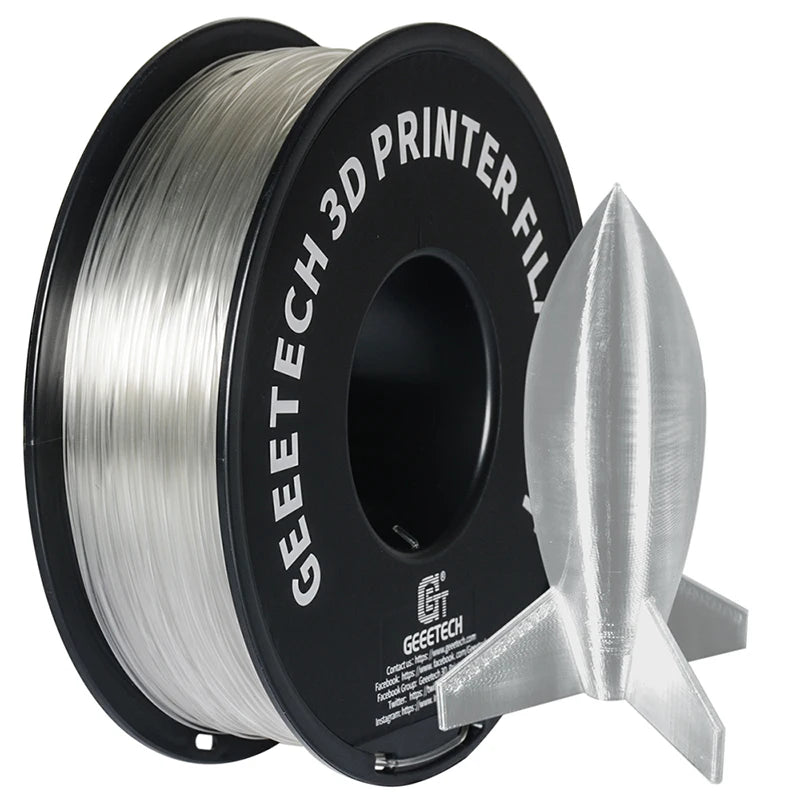 Geeetech Standard PLA Filament – 1.75mm, 1KG (2.2 lbs) Spool – ±0.03mm Accuracy
