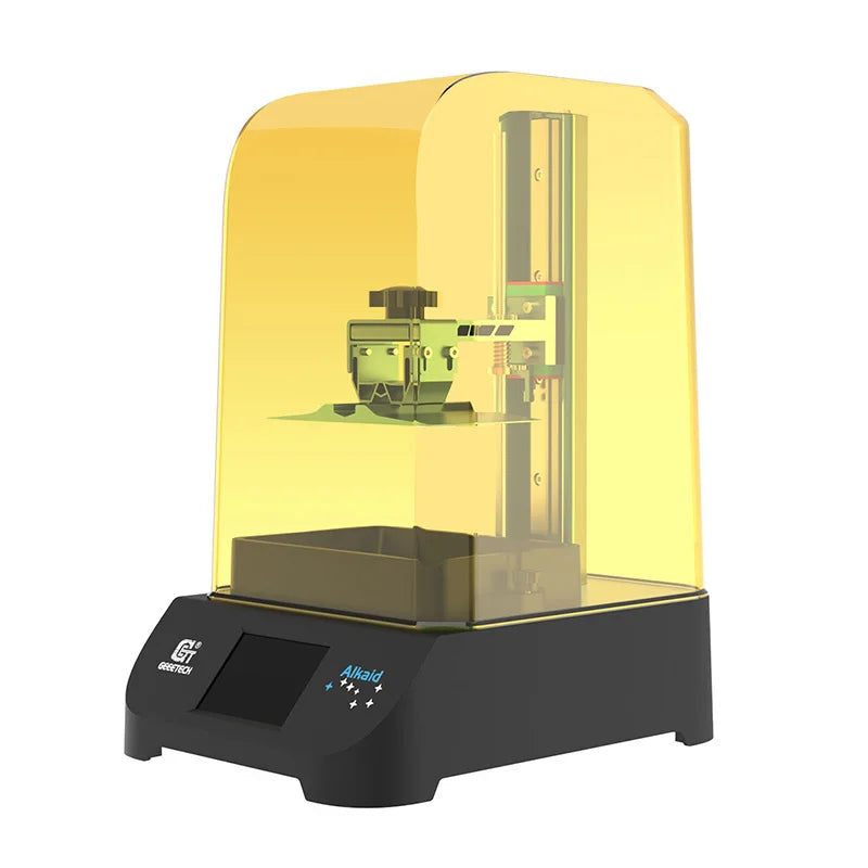 GEEETECH ALKAID LCD 3D Printer – 6.08" 2K Monochrome Screen, Resin UV Curing, High Precision, Large Volume (82×130×190mm)