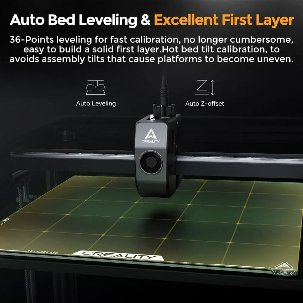 Creality Ender 5 Max – 3D Printer | 700mm/s Max Speed | 400×400×400mm Build | 300°C High Temp | 36-Point Auto Leveling