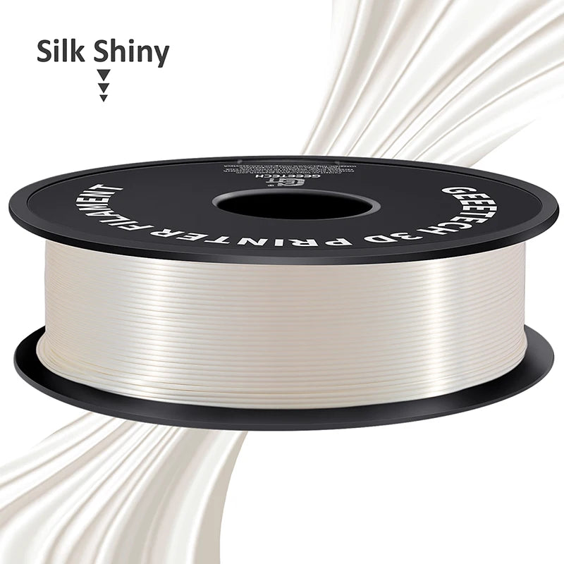 Geeetech Silk PLA Filament – 1.75mm, 1KG (2.2 lbs) Spool – Glossy Finish