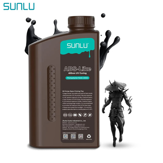 SUNLU ABS-Like UV Resin 1KG – Low Odor, High Strength, Smooth Surface (405nm)