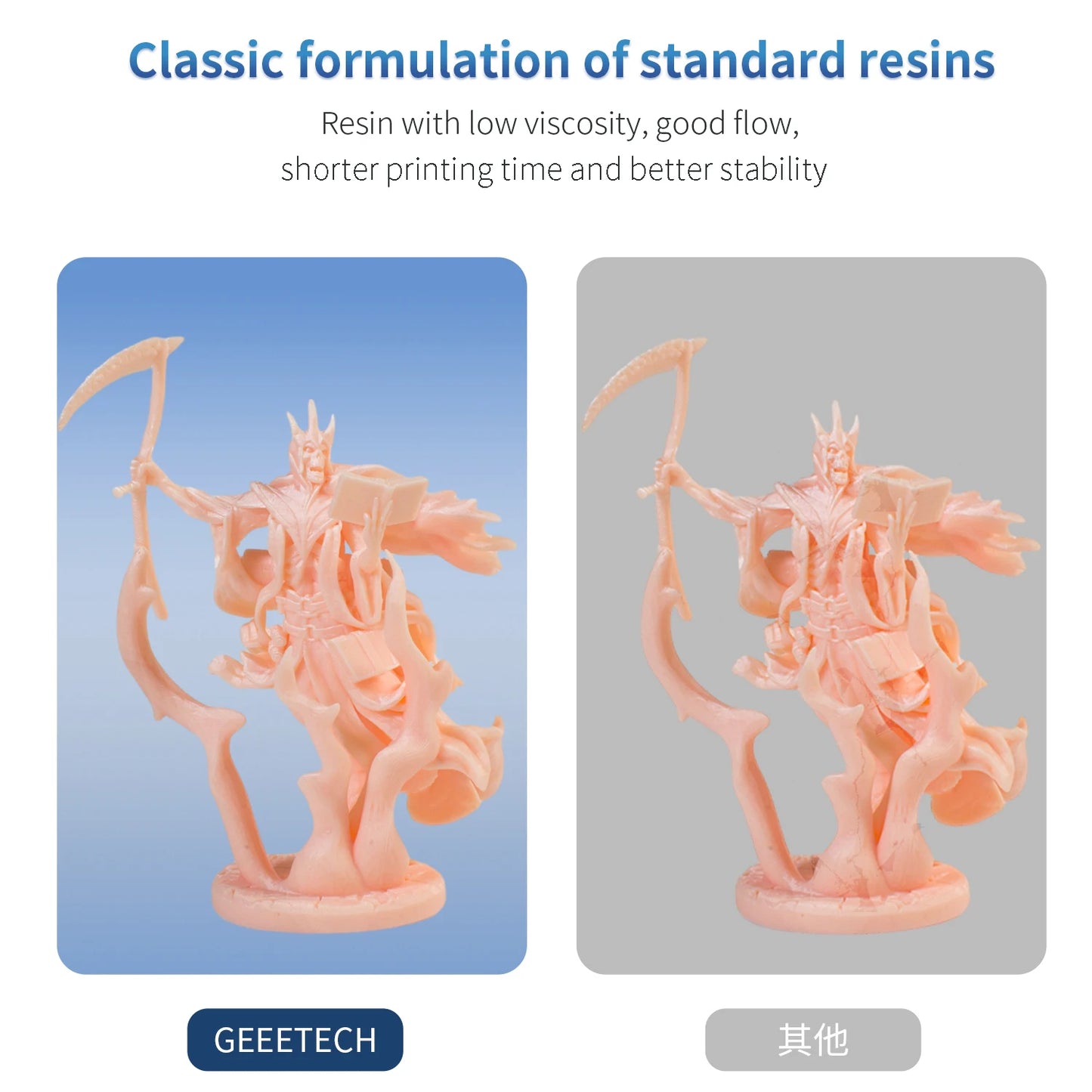 🧪 Geeetech ABS-Like+ Resin 1KG – UV 405nm Photopolymer (LCD 3D Printers)