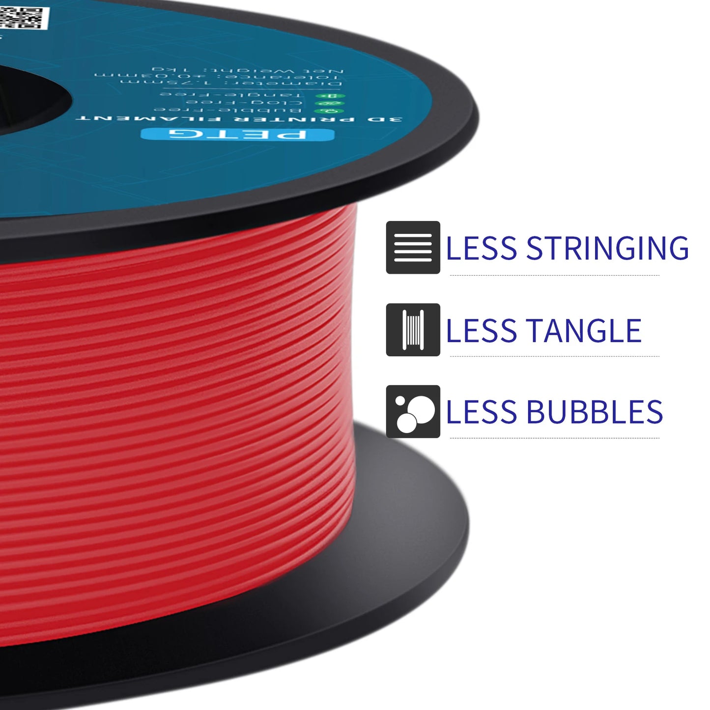 Geeetech PETG Filament – 1.75mm, 1KG (2.2 lbs) Spool