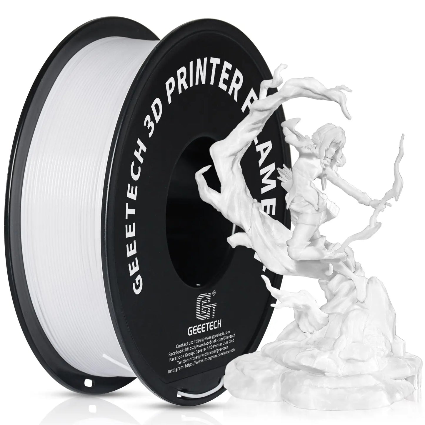 Geeetech PETG Filament – 1.75mm, 1KG (2.2 lbs) Spool