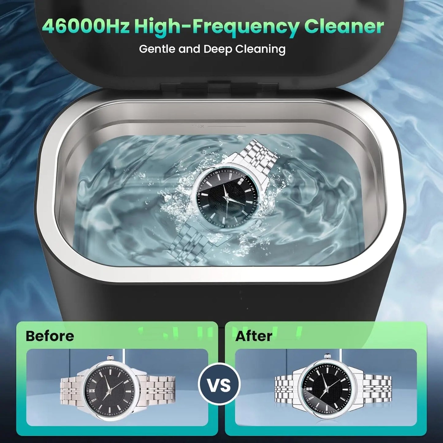 SUNLU 3D Resin Cleaning Box – 395–405nm UV | 2700ml Ultrasonic Cleaner