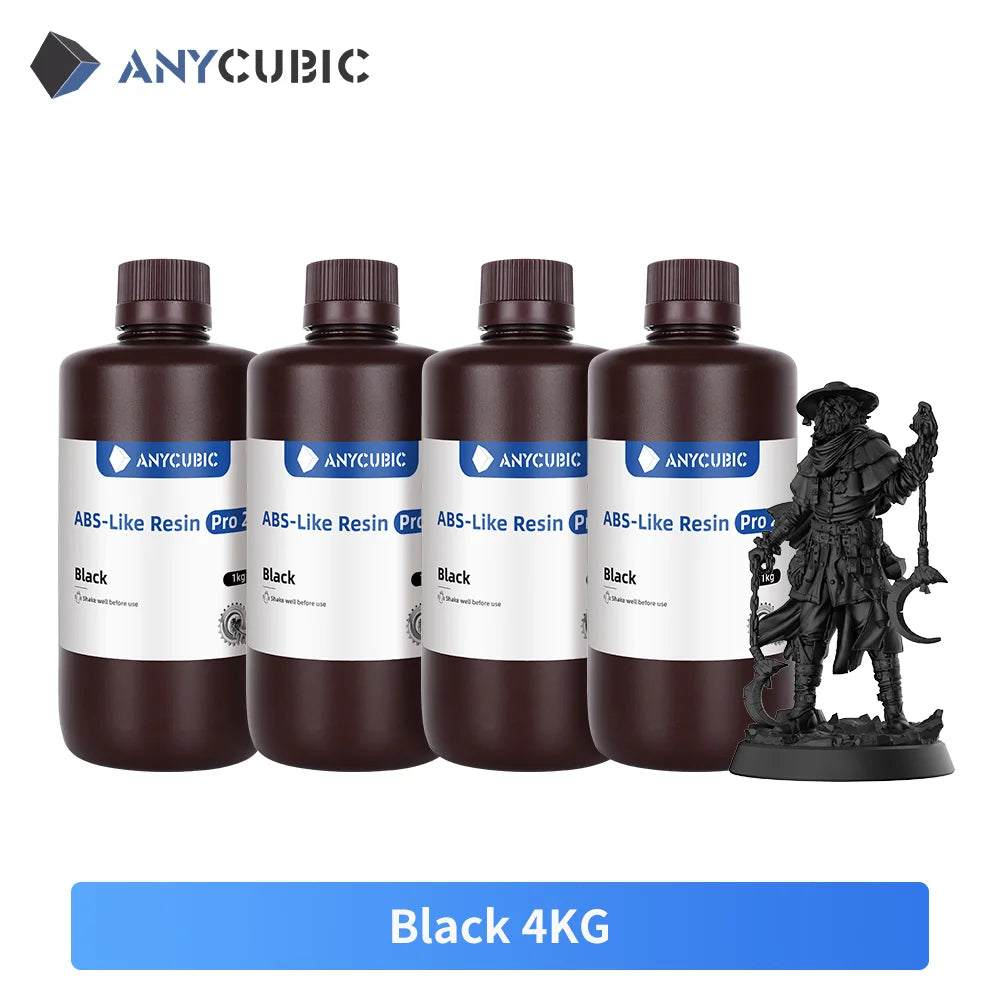 ANYCUBIC ABS-Like Resin Pro 2 – Upgraded 3D Printer Resin (2KG) 405nm UV-Curing for LCD Printers