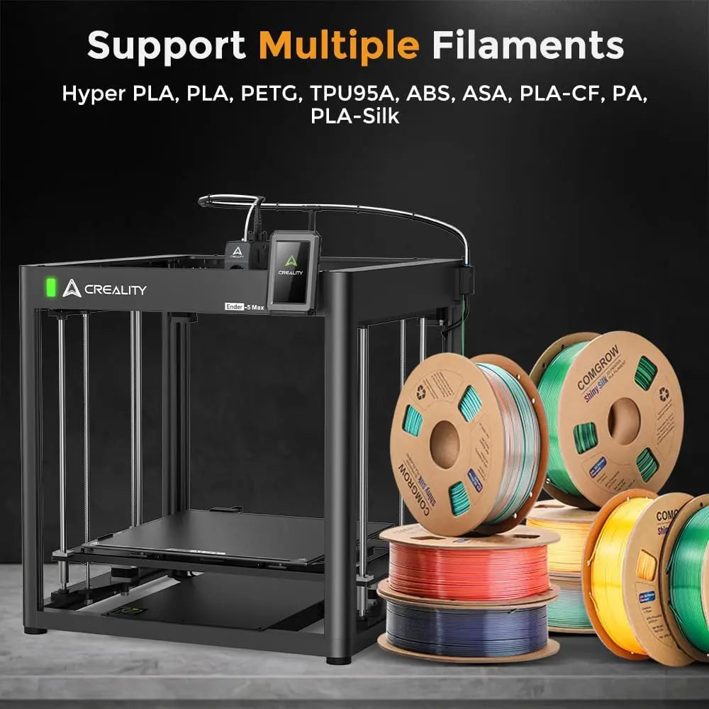 Creality Ender 5 Max – 3D Printer | 700mm/s Max Speed | 400×400×400mm Build | 300°C High Temp | 36-Point Auto Leveling